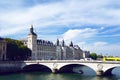 Pont au Change and Conciergerie Royalty Free Stock Photo