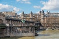 Pont Bir-Hakeim and France reborn statue - Paris, France Royalty Free Stock Photo