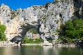 The Pont d`Arc in France Royalty Free Stock Photo