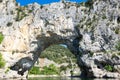 The Pont d`Arc in France Royalty Free Stock Photo