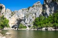 The Pont d`Arc in France Royalty Free Stock Photo