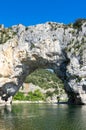 The Pont d`Arc in France Royalty Free Stock Photo