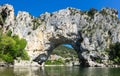 The Pont d`Arc in France Royalty Free Stock Photo