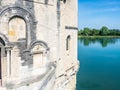 Pont d`Avignon bridge in Avignon, France Royalty Free Stock Photo