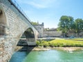 Pont d`Avignon bridge in Avignon, France Royalty Free Stock Photo