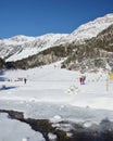 Pont d'Espagne cross-country area Royalty Free Stock Photo