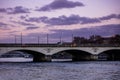 Pont d'Iena Bridge over Seine, Paris Ile de France Royalty Free Stock Photo