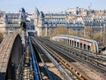 Pont de Bir-Hakeim, Paris Royalty Free Stock Photo