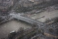 Pont de l`Alma during a storm Royalty Free Stock Photo