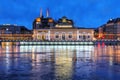 Pont de la Machine - Geneva Lux light festival 2021 Switzerland