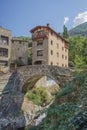 Pont de la Tosca bridge in Escaldes Royalty Free Stock Photo