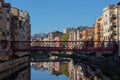Pont de les Peixateries Velles sobre el riu Onyar, Girona