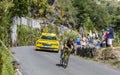 The Cyclist Thomas Boudat - Tour de France 2018 Royalty Free Stock Photo