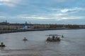 Pont de Pierre in Bordeaux, France.