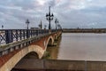 Pont de Pierre in Bordeaux, France.