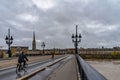 Pont de Pierre in Bordeaux, France.