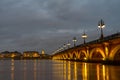 Pont de Pierre in Bordeaux, France.