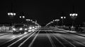 Pont de Pierre, by night, Bordeaux