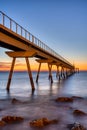 The Pont del Petroli before sunrise