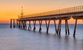 The Pont del Petroli before sunrise