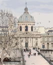 Pont des arts in Paris Royalty Free Stock Photo