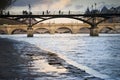 Pont des Arts in Paris, France Royalty Free Stock Photo