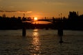 Pont des Arts - Lovers bridge - Paris Royalty Free Stock Photo