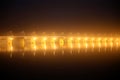 Pont des martyrs Bridge at night Royalty Free Stock Photo