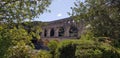 Pont du Gard, an ancient Roman aqueduct bridge in Vers-Pont-du-Gard, France. Royalty Free Stock Photo