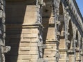 Pont du Gard architecture detail, France Royalty Free Stock Photo