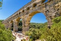 Pont du Gard, France. Ancient aqueduct