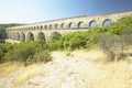 Pont du Gard, Nimes, France Royalty Free Stock Photo