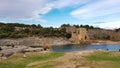 Pont du gard, roman aqueduct, Provence, France Royalty Free Stock Photo