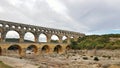 Pont du gard, roman aqueduct, Provence, France Royalty Free Stock Photo