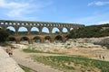 Pont du Gard in South of France Royalty Free Stock Photo