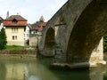 Pont du Milieu, Fribourg (Suisse) Royalty Free Stock Photo