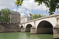 Pont Marie over the seine river in the center of Paris Royalty Free Stock Photo