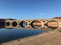 The Pont Neuf bridge in Toulouse Royalty Free Stock Photo