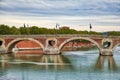 Pont Neuf bridge in Toulouse, France Royalty Free Stock Photo