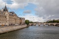 Pont Neuf and Chatelet Paris Royalty Free Stock Photo