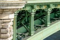 The Pont Notre Dame , in Europe, in France, in Ile de France, in Paris, Along the Seine, in summer, on a sunny day Royalty Free Stock Photo