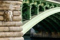 The Pont Notre Dame , in Europe, in France, in Ile de France, in Paris, Along the Seine, in summer, on a sunny day Royalty Free Stock Photo