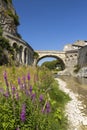 Pont Romain, Vaison la Romaine, departement Vaucluse, Provence, France Royalty Free Stock Photo