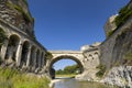 Pont Romain, Vaison la Romaine, departement Vaucluse, Provence, France Royalty Free Stock Photo