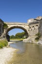 Pont Romain, Vaison la Romaine, departement Vaucluse, Provence, France Royalty Free Stock Photo