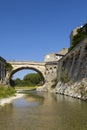 Pont Romain, Vaison la Romaine, departement Vaucluse, Provence, France Royalty Free Stock Photo