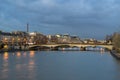 Pont au Change bridge and La Conciergerie Paris, France Royalty Free Stock Photo