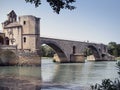 Pont Saint-Benezet in Avignon Royalty Free Stock Photo