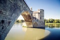 Pont Saint-Benezet in Avignon Royalty Free Stock Photo