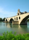 Pont Saint-Benezet in Avignon Royalty Free Stock Photo